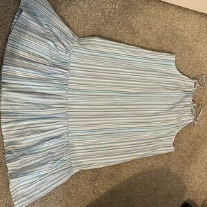 Blue southern tide mini beach dress